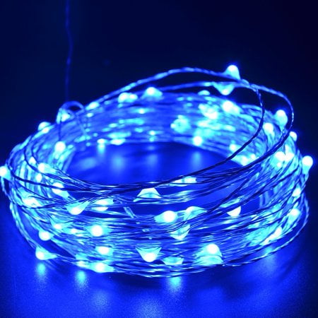 Kohree Fairy String Lights Battery Operated Waterproof 50 LED Blue String Lights 16.4FT with Remove Control 2 Set Kohree Fairy String Lights Battery Operated Waterproof 50 LED Blue String Lights 16.4FT with Remove Control 2 Set