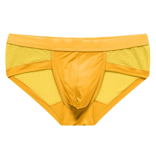 Posijego Bikini Briefs for Men Seamless Low Rise Breathable Underwear Stretchy Comfortable Soft Panties
