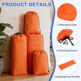 thumbnail image 3 of Uxcell 2 Pcs 23.6 x 9.8 Inch Tripod Monopod Case Bag, Oxford Cloth Foldable Tripod Carrying Case Bag with Drawstring, Fits Speaker/Light Stand/Studio/Outdoor/Travel/Camping, Orange, 3 of 7