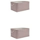 thumbnail image 1 of Matsuzay Contenedor de almacenamiento plegable para un fácil acceso y organización - Organizador de almacenamiento Caja de almacenamiento Rosa claro 31*21*13 2Conjunto, 1 of 6