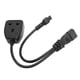 thumbnail image 1 of Cable de Alimentación IEC320 C14 A C5, IEC320 C14 Masculino A C5 Y UK Cabuelo Cabuelo Femenino Cable Pvc de 12,6 Pulgadas para Altavoces, 1 of 7