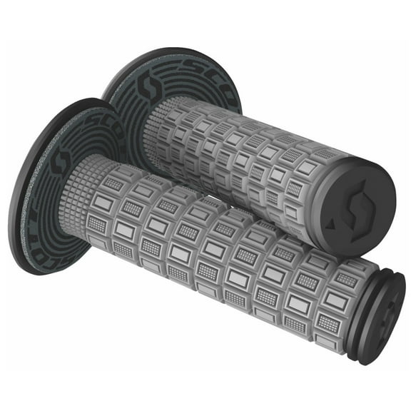 Scott Double Density Mellow MX Offroad Grips Gray/Black (269305-1019)