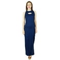 thumbnail image 4 of Bimba Women Long Maxi Dress With Side Slit Keyhole Neck Sleeveless Gown, 4 of 8