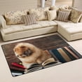 thumbnail image 2 of Coolnut Lightweight Non Slip Carpet Mats 60 x 39 inch (5'x 3'3"), Area Soft Rugs Floor Mat Rug Decoration for Kids Room Living Room Cute Dog Reading, 2 of 6