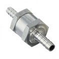thumbnail image 1 of GROWTH TANK 6mm Aluminium Way Non Return Fuel Line Check Valve Petrol Water, 1 of 9