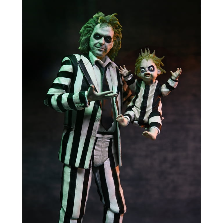 SF・ファンタジー・ホラー NECA BEETLEJUICE 4 Piece Figurine Set NECA Beetlejuice Beetlejuice (2024): Striped Suit Beetlejuice