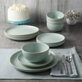 thumbnail image 4 of Gibson Home Rockaway 12 Piece Dinnerware, Teal Matte - 114387.12RM, 4 of 6