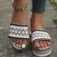 thumbnail image 2 of Amzcrzy Zapatos de mujer,Zapatos de mujer,Zapatillas de mujer, Sandalias de estilo étnico para mujer, suela gruesa, con boca de pez, pantuflas de cuerda color caramelo Sandalias Mujer Zapatillas De C, 2 of 7