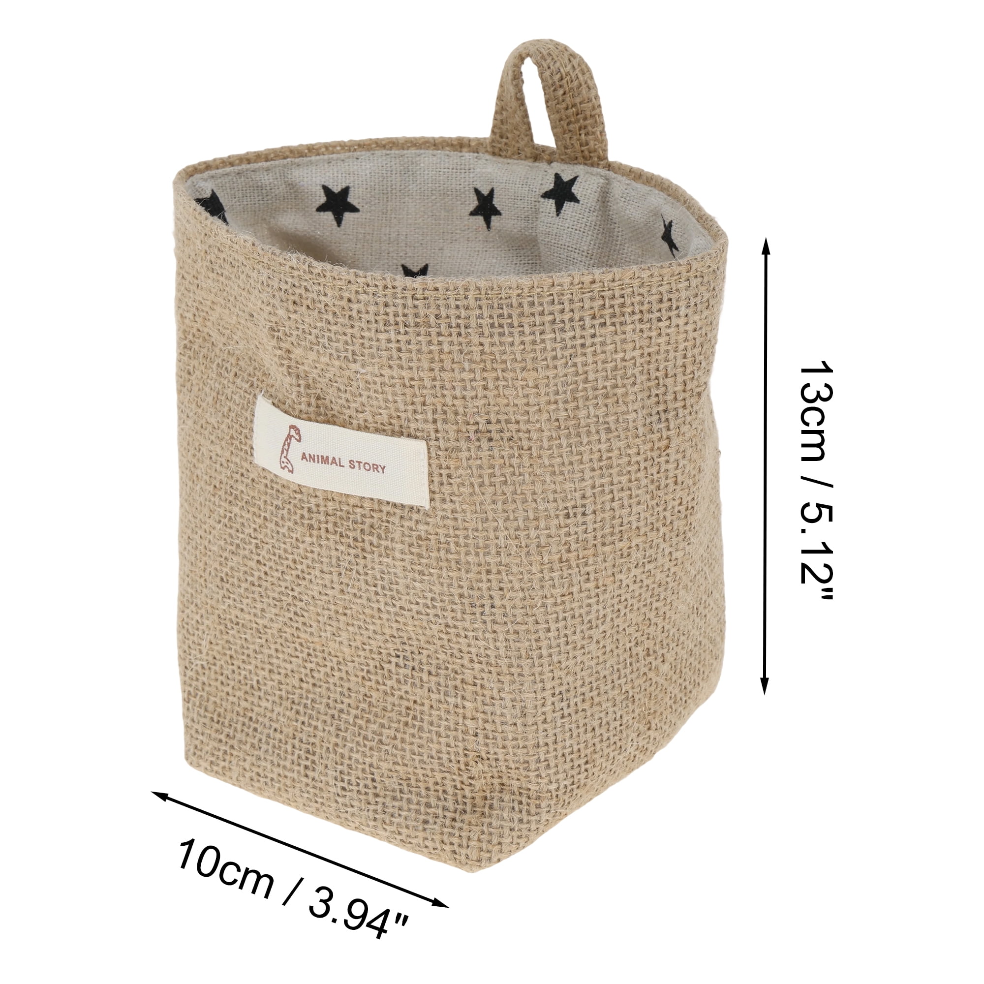 Unique Bargains Convenient Simple Durable Hanging Storage Bags 1 Pc Yellow Brown