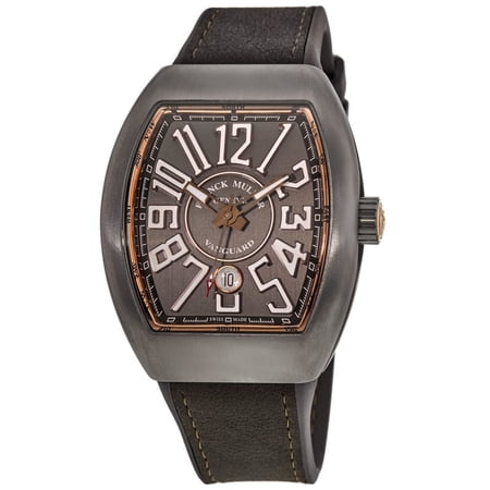 Franck Muller Vanguard Titanium & Rose Gold Grey Dial Men s Watch V 45 SC DT BR (5N)