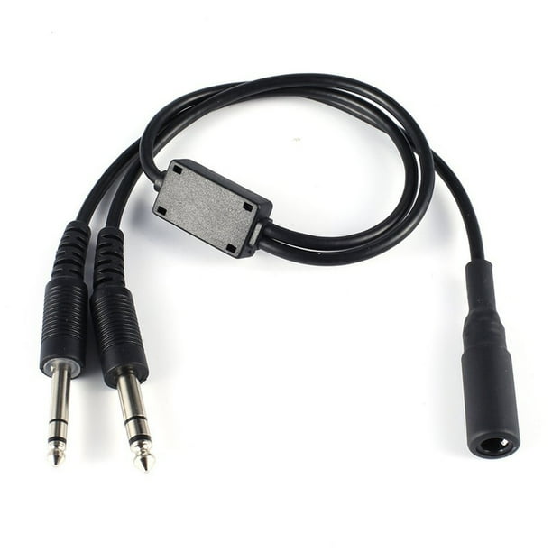 Helicopter To General Aviation Headset Adapter Cable 锛宎nd Headsets With U 174 Plug Walmart Com Walmart Com