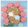 thumbnail image 4 of CSCHome Cookie Stamps Christmas Cartoon Snowflake Cookie Molds Plastic Material Suitable for Christmas Birthday Party Etc, 4 of 7