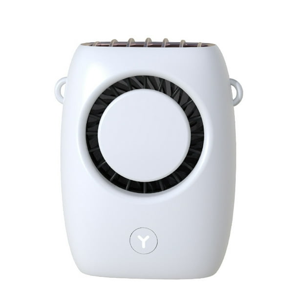 Cheers Pendaison Ventilateur de Cou Résistant à l'Usure Design Compact avec Sling USB Rechargeable Ventilateur de Cou pour Bureau