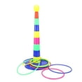thumbnail image 1 of 1 Set Pillars 8 Sets Rings Ringtoss Game Toys Parent Child Indoor Interactive Game(Ring Toss ), 1 of 1