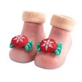 thumbnail image 3 of New Fashion Kids Baby Shoes Toddler Baby Kids Girls Boys Christmas 3D Cartoon Slipper Socks Shoes Prewalker, 3 of 6