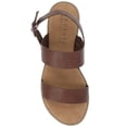 thumbnail image 5 of Journee Womens Lavine Multi Strap Flat Sandals, 5 of 11
