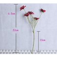 thumbnail image 2 of Flor de margarita artificial Flor de gerbera artificial Arreglo floral de manzanilla Crisantemo holandés Flor de seda de simulación Flor de margarita pequeña (rojo (10 (sin botella)) Sailing Electrónica, 2 of 2