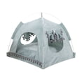 thumbnail image 3 of Pet Tent for Summer with Mosquito-Proof Mesh, Breathable Fabric & Portable Foldable Design, Suitable for Indoor Outdoor Cats, 15x15in by MPOISVA, 3 of 7