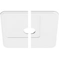 thumbnail image 2 of 30"OD x 5"ID x 10 1/2"C x 1"P Lucan Architectural Grade PVC Contemporary Ceiling Medallion, Two Piece, 2 of 11