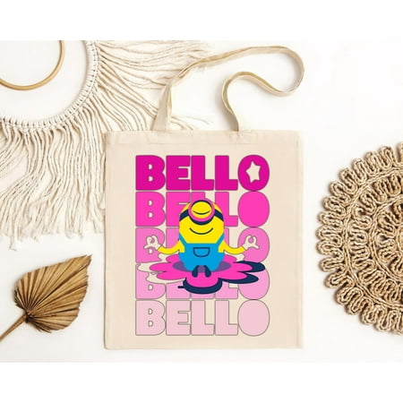 vintage Minions Stuart Bello Meditating Word Stack Classic Tote Bag - 7 COLOR OPTIONS - NEW - INSTOCK!-TH9708