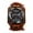 Brown, variant on Steampunk Leather Watch for Men: Analog Quartz Watch with Wide Leather Strap ,Large Dial with Three-Eye Decoration and Bar Scale - for Gifts