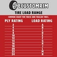 thumbnail image 5 of Trailer Tire On Rim 4.80-12 480-12 4.80X12 LRB 4 Lug Wheel Galvanized Spoke, 5 of 5