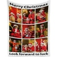 thumbnail image 3 of Custom Blanket with Photos and Text Customized Blanket Personalized Flannel Throw Blankets for Adult Kid Birthday Christmas Halloween Mothers Fathers Valentines Day Gift. (5 Photos, 48X32inch), 3 of 6