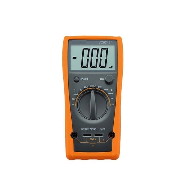Digital Intelligent Tester Inductance VC6243+ Handheld Capacitance Meter High-Precision LCR Bridge Meter ,Easy to Use