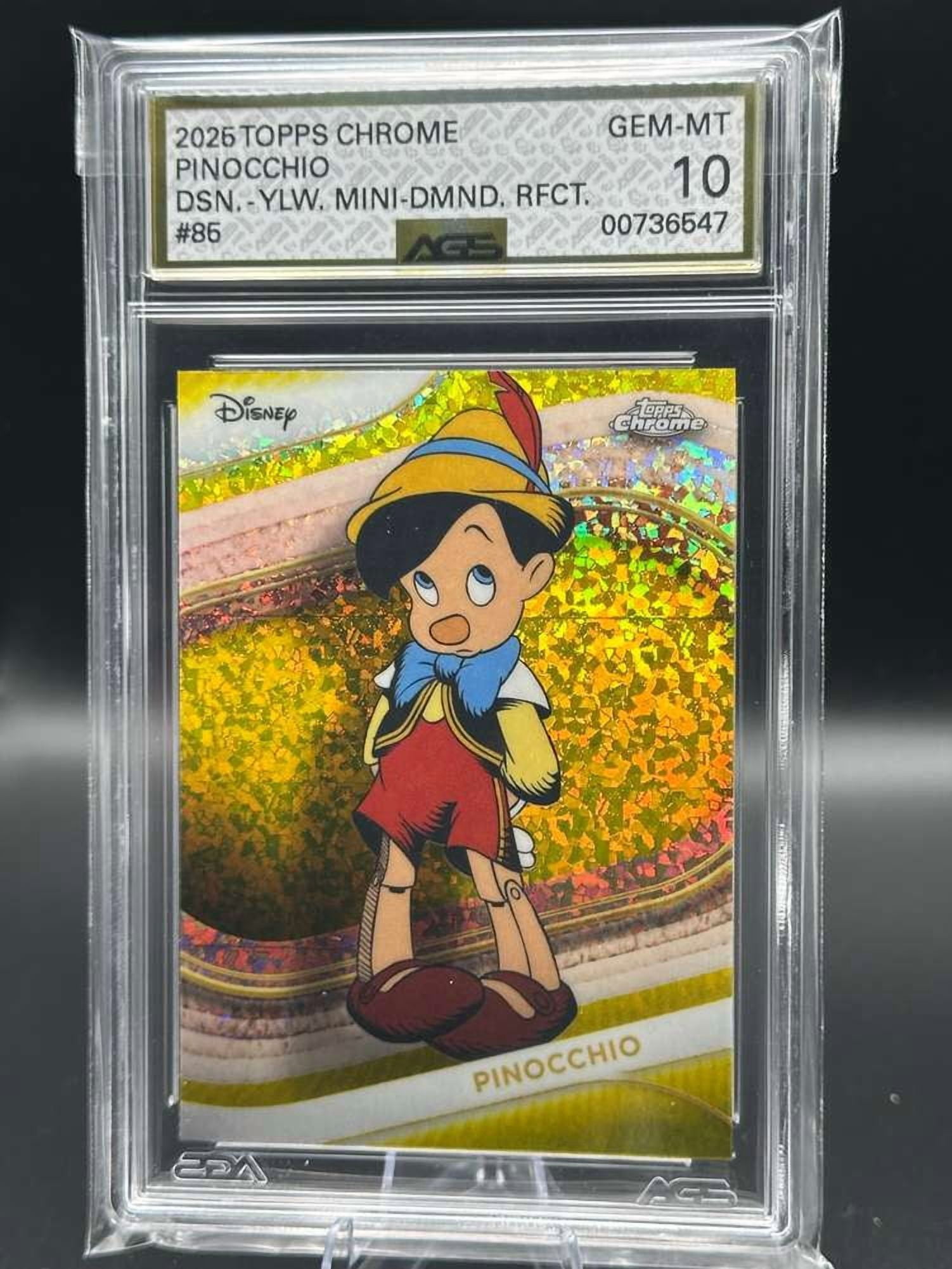 MERLIN Disney 100 REFRACTOR Card SILVER PRIZM 2023 Topps Chrome SP