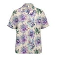 thumbnail image 5 of joogoo Men's Hawaiian Shirt Succulents Plants Short Sleeve Casual Button Down Shirts M, 5 of 6