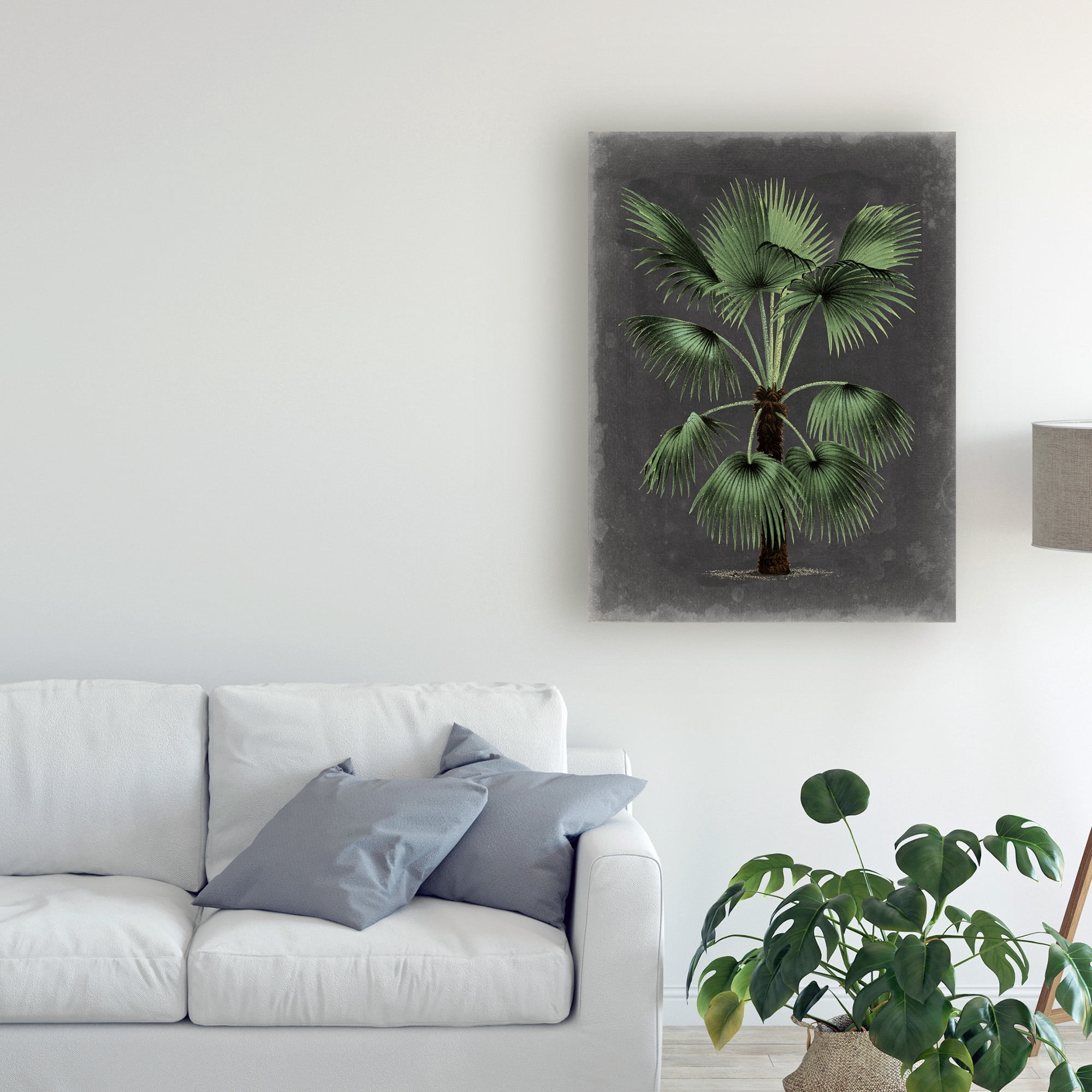 Trademark Fine Art 'Dramatic Palm II' Canvas Art by Vision Studio