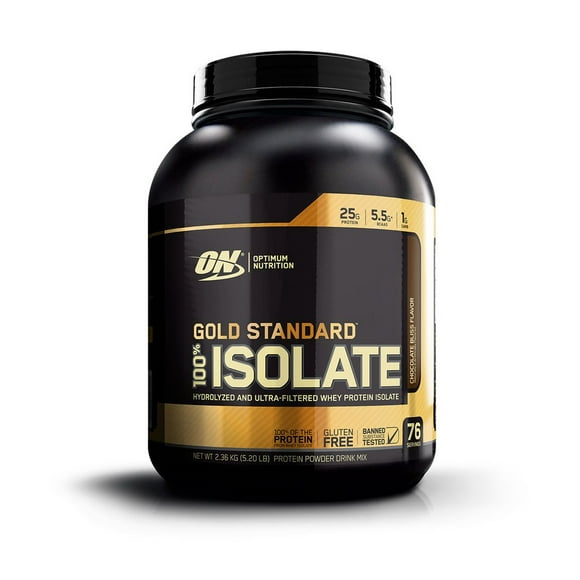 Proteína ON GS 100% Isolate Chocolate Bote 5 LB