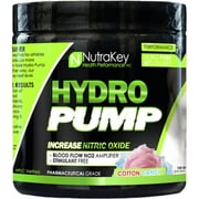 Nutrakey Hydro Pump Nitric Oxide Pre Workout (Cotton Candy 30 Servings)