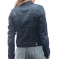 thumbnail image 6 of Notus Fashion Women's Fitted Button-Down Denim Jacket: Casual, Soft, and Stylish Long Sleeve Jean Jacket Mid Blue M, 6 of 6
