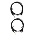 thumbnail image 2 of 2 cables de clip para tatuaje de 5,9 pies, interfaz RAC, cable de clip de tatuaje de silicona de cobre profesional, color negro, 2 of 14