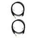 thumbnail image 1 of 2pcs 5.9ft Tattoo Clip Cords Interfaz RAC Profesional Cobre Silicona Tattoo Clip Cobre Core Clip Cable Cable Rotary Tattoo Machine Kit De Fuente De Alimentación(negro), 1 of 5