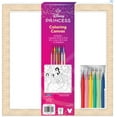 thumbnail image 3 of Disney Princess Coloring Art Set, Includes 10-inch x10-inch Canvas and 12 Markers, Unisex, Child, Multi-Color, 3 of 5