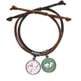 thumbnail image 1 of Racionalizar el tiburon feroz silueta Pulsera Cuerda Mano Cadena Cuero Dinero Pulsera Unbranded M, 1 of 2