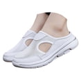 thumbnail image 2 of Daolelai Couple Men and Women Summer Mesh Half-Slippers Casual Shoes Breathable Sandals One-Step -On Closed-Toe Slippers, 2 of 9