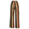 thumbnail image 4 of REALiKUN Women's Plus Size High Rise Striped Boho Printed Drawstring Waist Tapered Pants Multicolor XL, 4 of 6