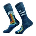 thumbnail image 2 of Men's Eat Sleep Game Socks Funny Cool Video Games Lover Footwear, 2 of 4
