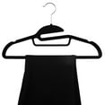 thumbnail image 4 of Simplify 24 Pack Velvet Ultimate Shirt Hanger in Black, 4 of 7