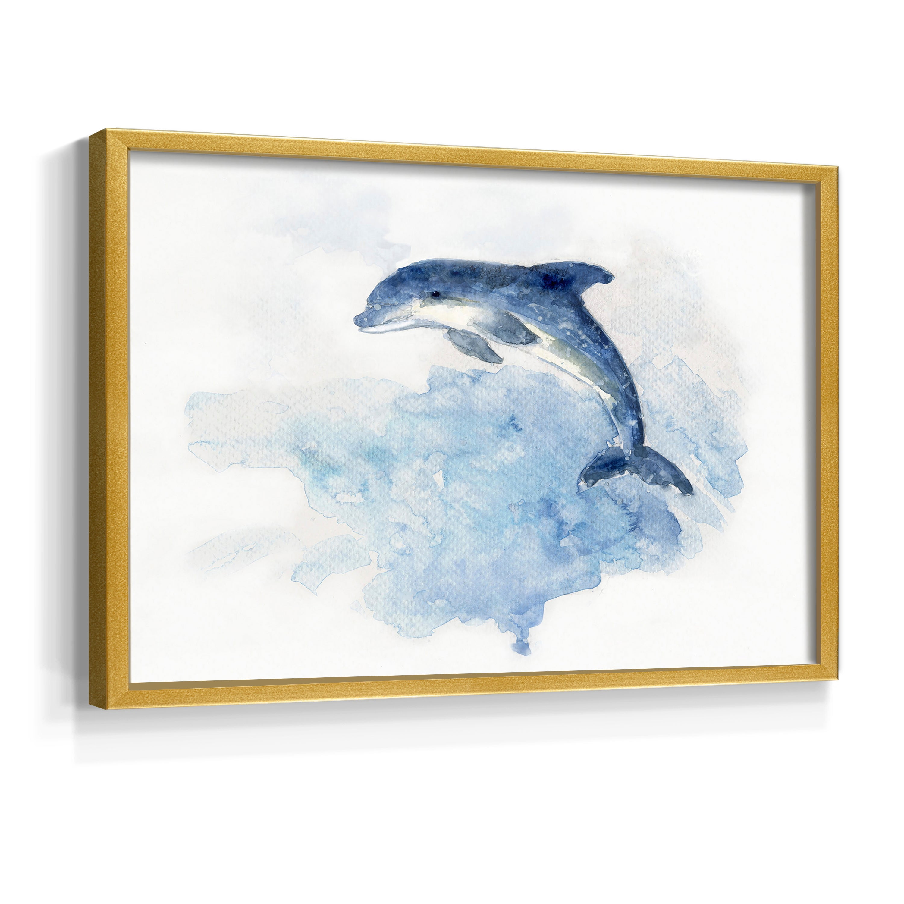 Wave Jumping by Sally Swatland - Restickable Framed Giclée Print