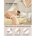 thumbnail image 4 of TOYOUTHS Bling Metal Band Compatible with Apple Watch Band 40/44/45/38/41/42/46/49mm Women, Dressy Sparkle Diamond Camellia Bracelet Luxury Strap for iWatch SE Series 10/9/8/7/6/5/4/3/2/1/Ultra, 4 of 6