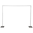 thumbnail image 5 of MONIPA Silver Arch Frame Stand Wedding Decor Heavy Duty Backdrop Display Rack Stylish, 5 of 13