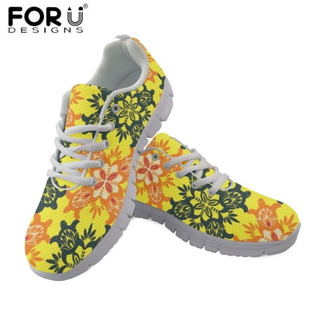 

Women s Comfortable Sneakers with Traditional Tribal Printing Wear-resistant Flats Leisure Ladies Daily Mesh Shoes
