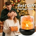 thumbnail image 3 of Himalayan Salt Lamp Diffuser, 7 Color Changing Essential Oil Diffuser with Natural Salt Rocks, Ultrasonic Aromatherapy Humidifier for Sleep., 3 of 12
