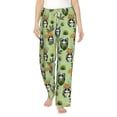 thumbnail image 2 of Lsque Cute Panda Bear In Greenery Forest Print Women's Pajama Pants, Lounge Pant - Comfortable Home Wear,Elastic Waistband, Stylish Design-XX-Large, 2 of 9
