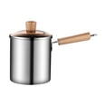 thumbnail image 4 of Sartén profunda, sartén de cocina, utensilios de cocina multifunción, olla japonesa Tempura para freír patatas fritas, pescado seco para fiestas Sólo olla para freír BLESIY Freidora, 4 of 8