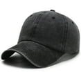 thumbnail image 2 of LUOGENLI Hats Mens Hats Fashion Fedora Wide Brim Unisex Vintage Ponytail Baseball High Messy Bun Hat Adjustable Trucker Cap Hat Mens Hats Fitted Ny Hats for Men Country Camo Black One Size, 2 of 7